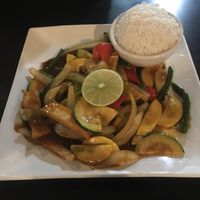 Tom Yum Tow-Hoo at My Thai Vegan Cafe in Boston