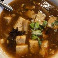 Hot and Sour Soup at My Thai Vegan Cafe in Boston