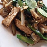 pad see ew with tofu  at My Thai Vegan Cafe in Boston