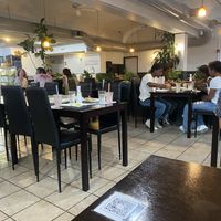 Seating   at My Thai Vegan Cafe in Boston