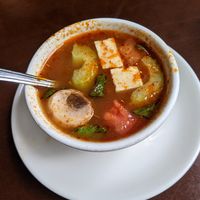 Soup w lunch special at My Thai Vegan Cafe in Boston