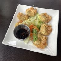 Wontons 😋  at My Thai Vegan Cafe in Boston