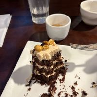 Chocolate peanut butter cake 🤤  at My Thai Vegan Cafe in Boston