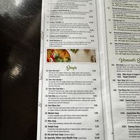 Menu as of 07/04/24  at My Thai Vegan Cafe in Boston