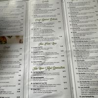 Menu as of 07/04/24  at My Thai Vegan Cafe in Boston