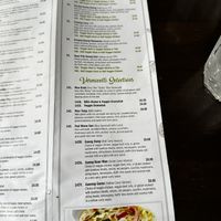 Menu as of 07/04/24  at My Thai Vegan Cafe in Boston
