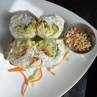 Fresh rolls  at My Thai Vegan Cafe in Boston