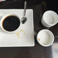 Vietnamese coffee  at My Thai Vegan Cafe in Boston