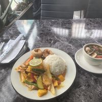 Mango Curry (lunch special: $13.50)  at My Thai Vegan Cafe in Boston
