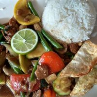 lemongrass specialty at My Thai Vegan Cafe in Boston