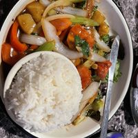 Tofu duck   at My Thai Vegan Cafe in Boston