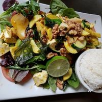 great portions at My Thai Vegan Cafe in Boston