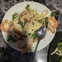 Mango salad at My Thai Vegan Cafe in Boston