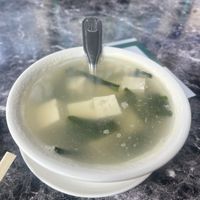 Miso soup   at My Thai Vegan Cafe in Boston