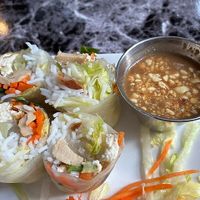 Roll Sod (Fresh Spring Rolls) at My Thai Vegan Cafe in Boston
