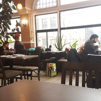 Very cosy at My Thai Vegan Cafe in Boston