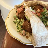 Falafel pita   at Troya Mediterranean Tiburon in Tiburon