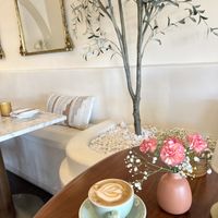Latte   at Troya Mediterranean Tiburon in Tiburon