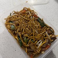 Vegan Chicken Chow Mein  at Vegan Green Dragon in London