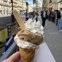 Hazelnut and vanillaa  at LaCrèma  in Paris