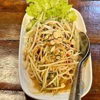 Papaya salad   at J-DEE VEGAN in Chiang Mai