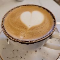 Oat latte at La Dolce London in London