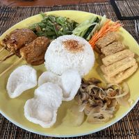 Nasi champur  at Ketut's Warung in Ubud