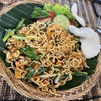 Mie goreng with tofu  at Ketut's Warung in Ubud