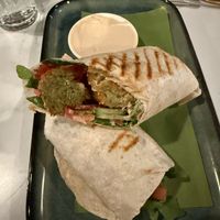 Falafel wrap at Sara's Kitchen in Saratoga Springs