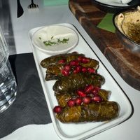Grape leaves at Sara's Kitchen in Saratoga Springs