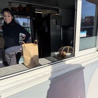 Friendly and knowledgeable owner  at Au Comptoir Libanais in Bergerac