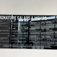 Menu board   at Green + The Grain in Rochester