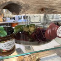 Freshly sources ingredients for the salad   at Heart & Soul in Newquay