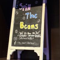 Sign   at The Vault CoffeeHouse in Mobile