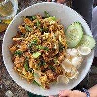 Mi goreng with tofu at Warung Ting Ting in Ubud