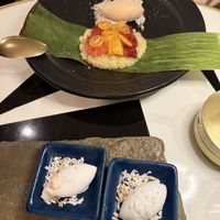 Vegan desserts   at Abacá in San Francisco