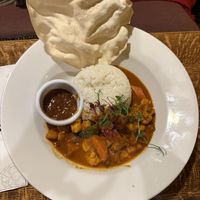 Vegan vegetable curryy  at The Rising Sun - Frampton Cotterell in Frampton Cotterell