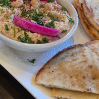 Pita & Hummus at Nick's Taverna in Ashburn