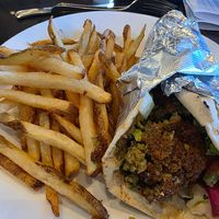 Falafel Wrap with Fries at Nick's Taverna in Ashburn