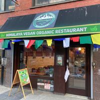 Front at Himalaya Vegan Organic Restaurant in New York City