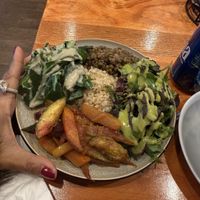   at Himalaya Vegan Organic Restaurant in New York City