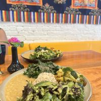   at Himalaya Vegan Organic Restaurant in New York City