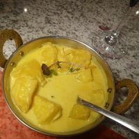 Potato curry at Hasthi in Newcastle