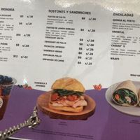 Menu  at LIM - Natoo - T1 in Lima