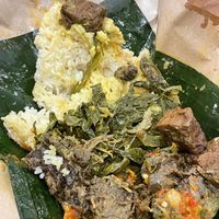 Rice + 4 veg 22$  at Pandawa Nasi Bungkus Australia in Sydney