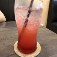 The Pink Dring (Sparkling Strawberry Soda)  at Soul Vegan Café in Pulau Pinang
