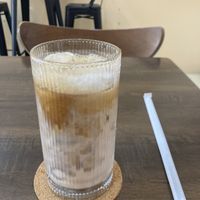 Latte  at Soul Vegan Café in Pulau Pinang