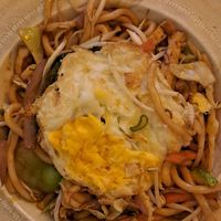 Fried Noodles (there was also the vegan option without egg) at PHO - Authentic Vietnamese Cuisine in Athens