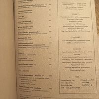 Labelt desert menu at Araksa Tea Room Bangkok in Bangkok
