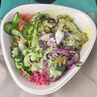 Naya bowl with selected vegan ingredients   at NAYA on W56th in New York City